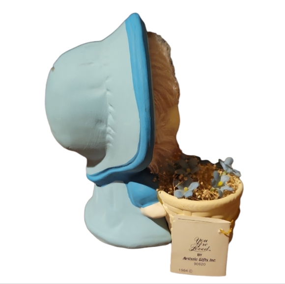 Vtg 1984 Ceramic Artistic Gifts Inc You Are Loved #90620 Bank - Picture 3 of 9